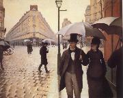 Gustave Caillebotte Paris Street,Rainy Day oil on canvas